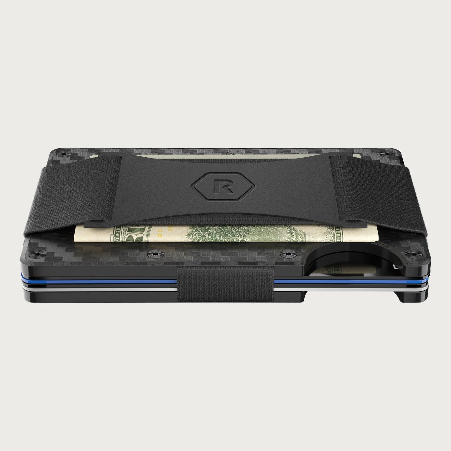 Ridge Wallet - New Orleans Saints - Carbon Fiber 3k