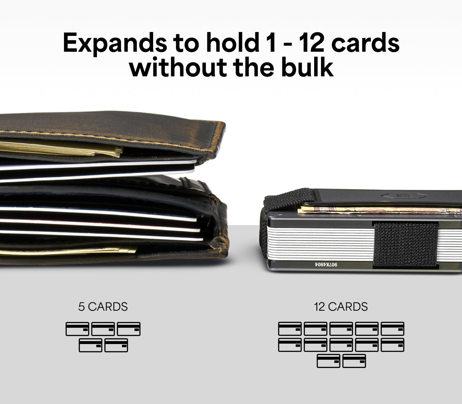 Ridge Wallet - Burnt Titanium