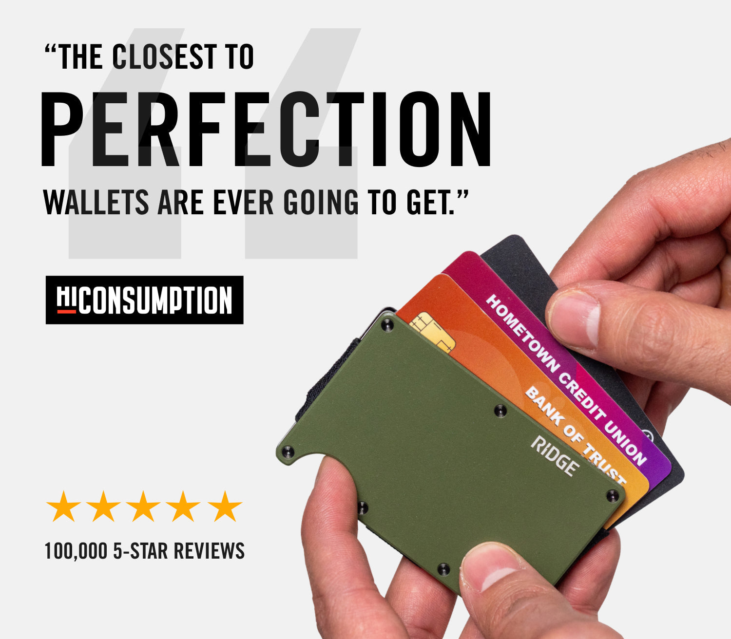 Ridge Wallet - Burnt Damascus