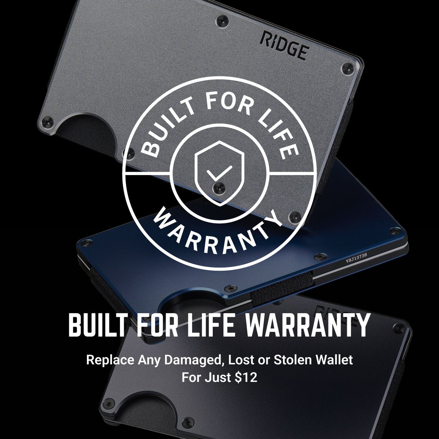 Ridge Wallet - GT Silver