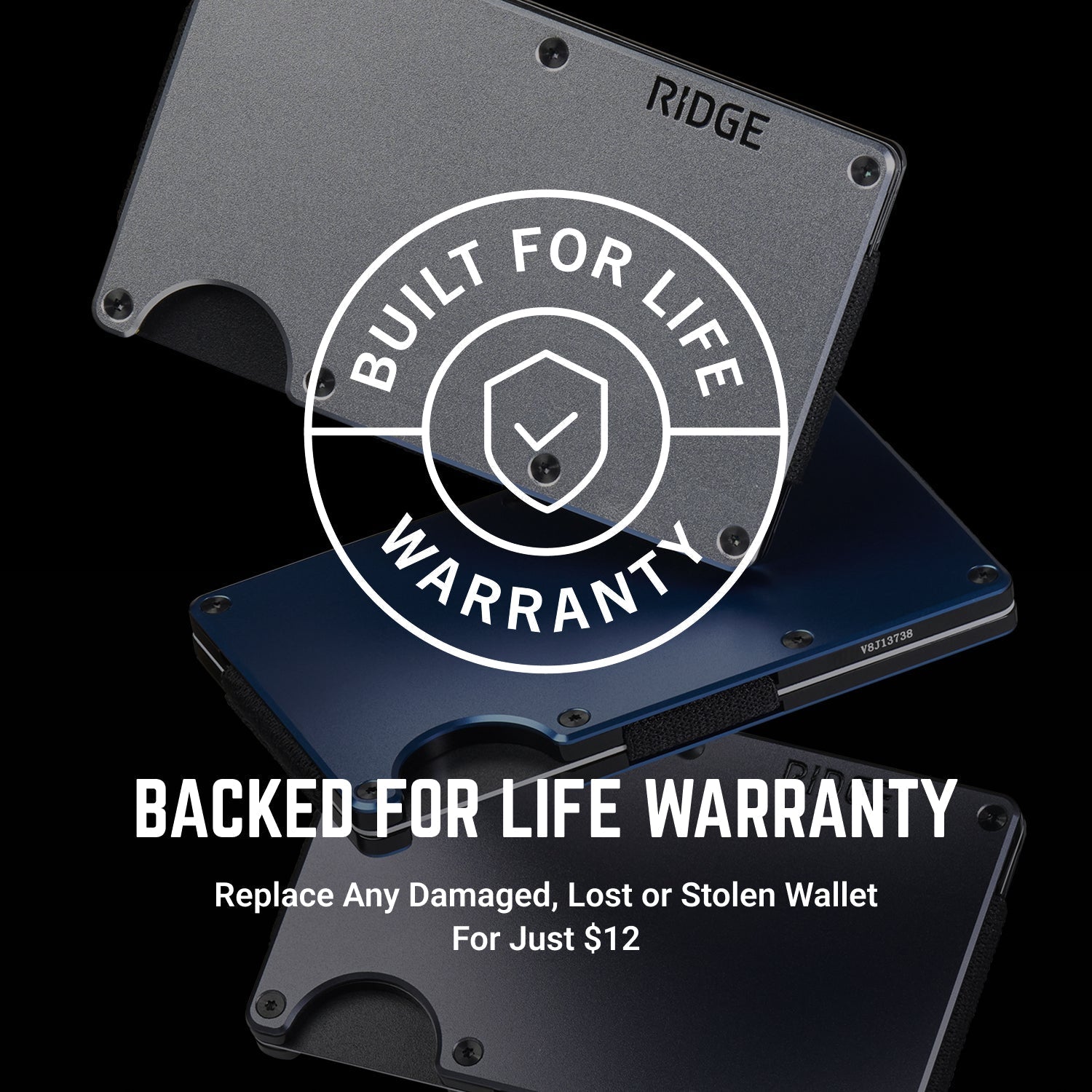 Ridge Wallet - Kintsugi - White